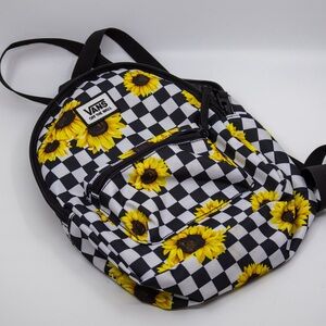 Vans Checkerboard Sunflower Backpack